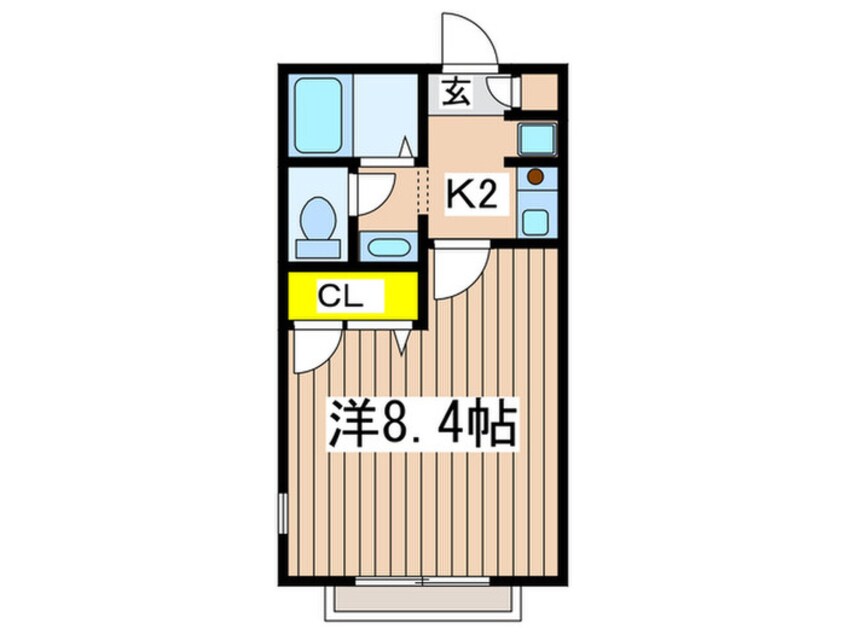 間取図 エクレール玉縄