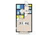 エクレール玉縄 1Kの間取り