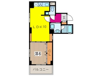 間取図 ルクレ日本橋蛎殻町