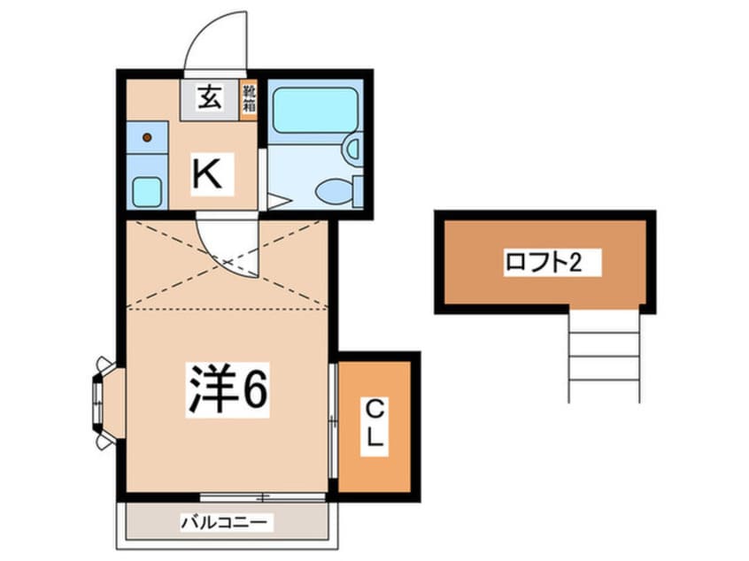 間取図 フラリッシュ鶴見