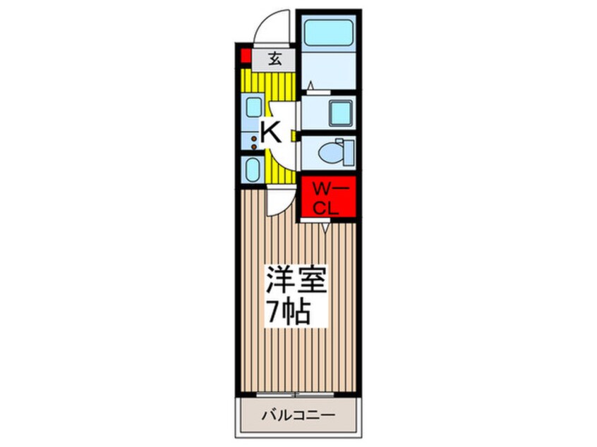 間取図 リビエール塚越