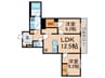 Ls　residence東中野 2LDKの間取り