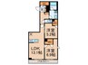 Ls　residence東中野 2LDKの間取り