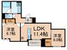 Ls　residence東中野 2LDKの間取り