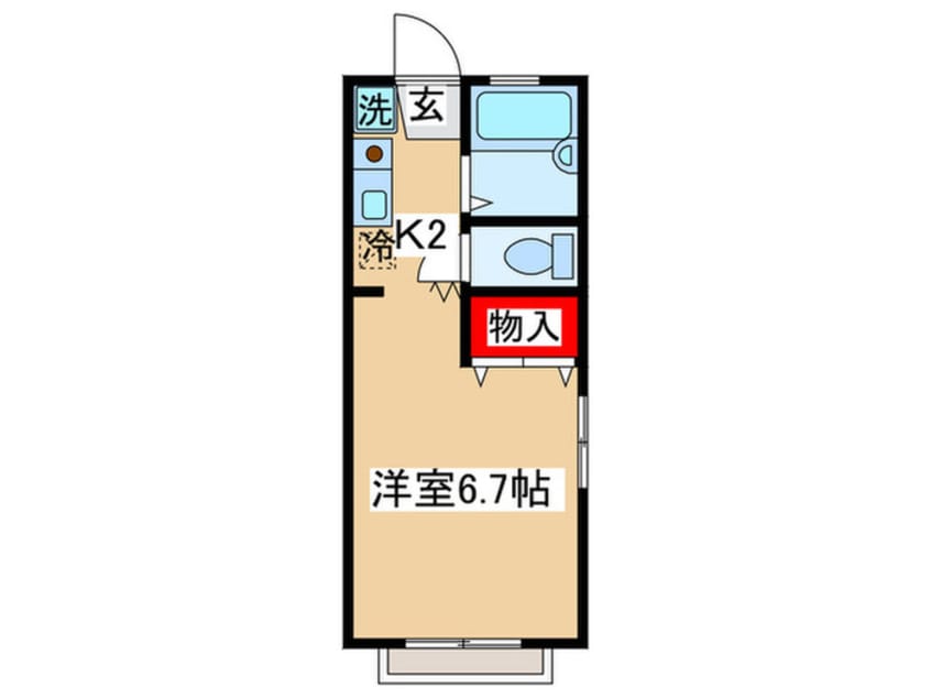 間取図 メゾン・カミーリヤ
