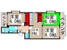 ボナールシャトレー原木 3DKの間取り