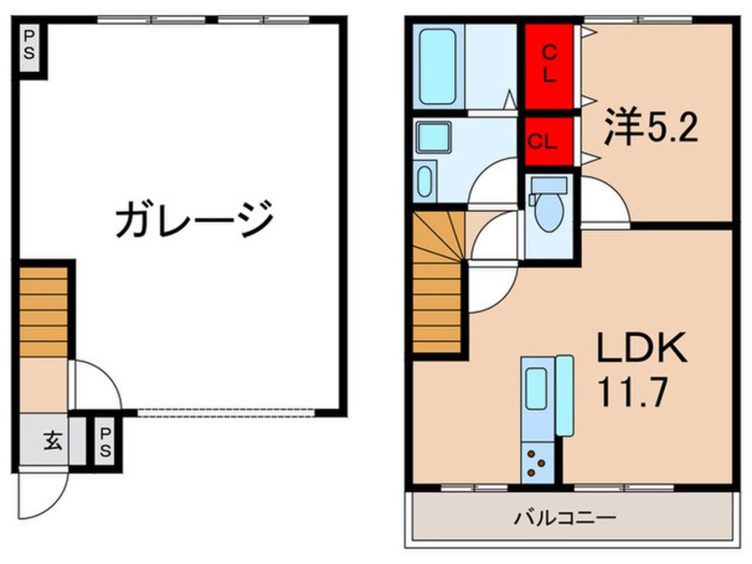 間取図 Pit in 大泉学園