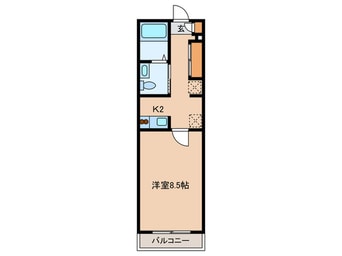 間取図 フラックス代田橋