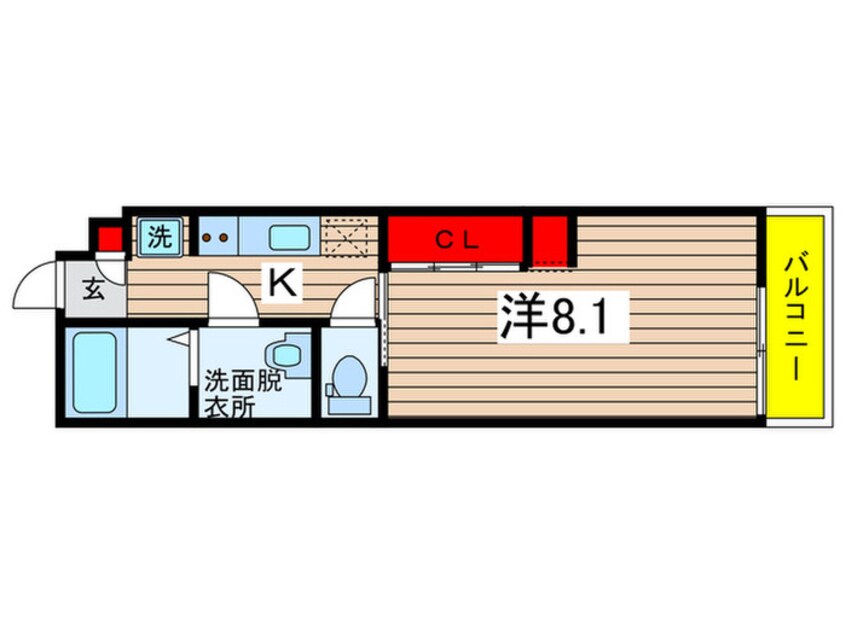 間取図 リブリ・パドル