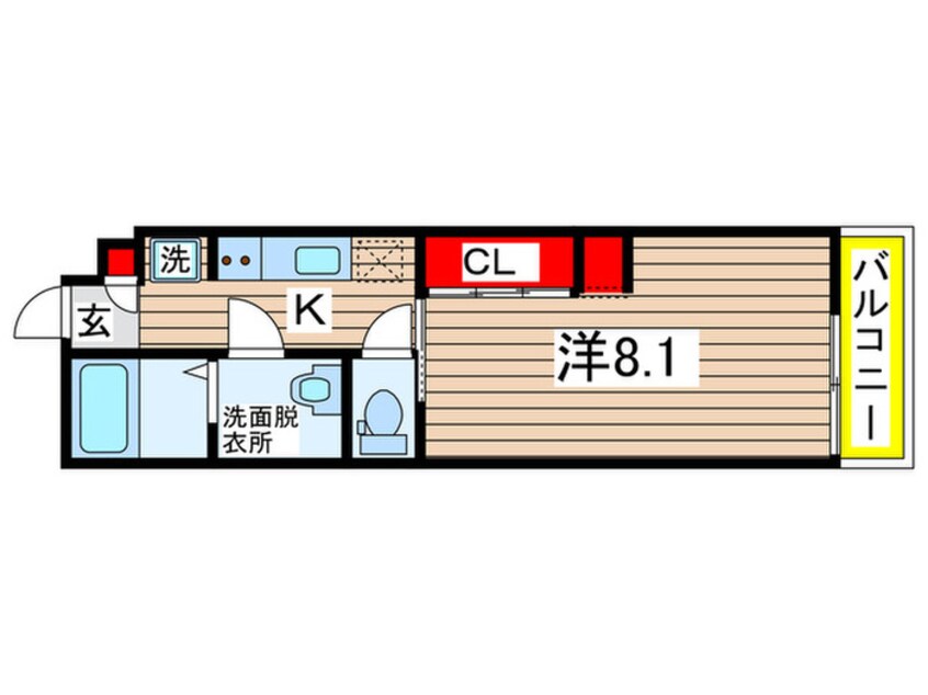 間取図 リブリ・パドル