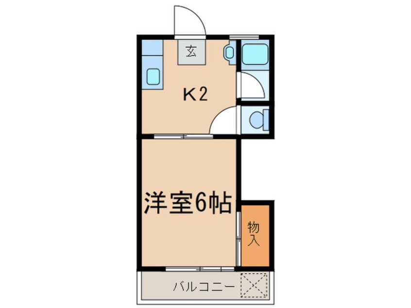 間取図 ハイツ野田駒沢