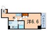 リヴシティ東大前 1Kの間取り