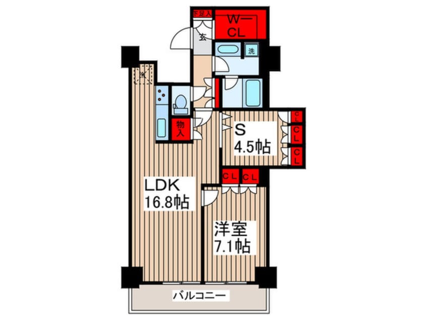 間取図 Brillia ist 東雲ｷｬﾅﾙｺｰﾄ