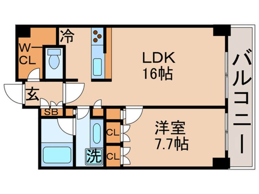 間取図 Brillia ist 東雲ｷｬﾅﾙｺｰﾄ