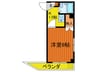 F・T楠木ビル 1Kの間取り