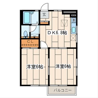 間取図 ルミエール南林間