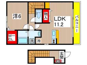 間取図 パインファ－ストＡ