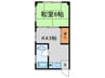 杉本ビル 1Kの間取り