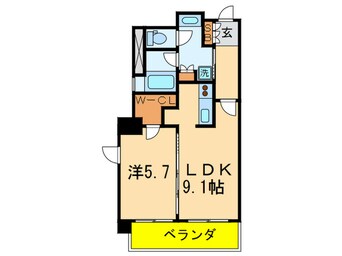 間取図 プライムアーバン用賀