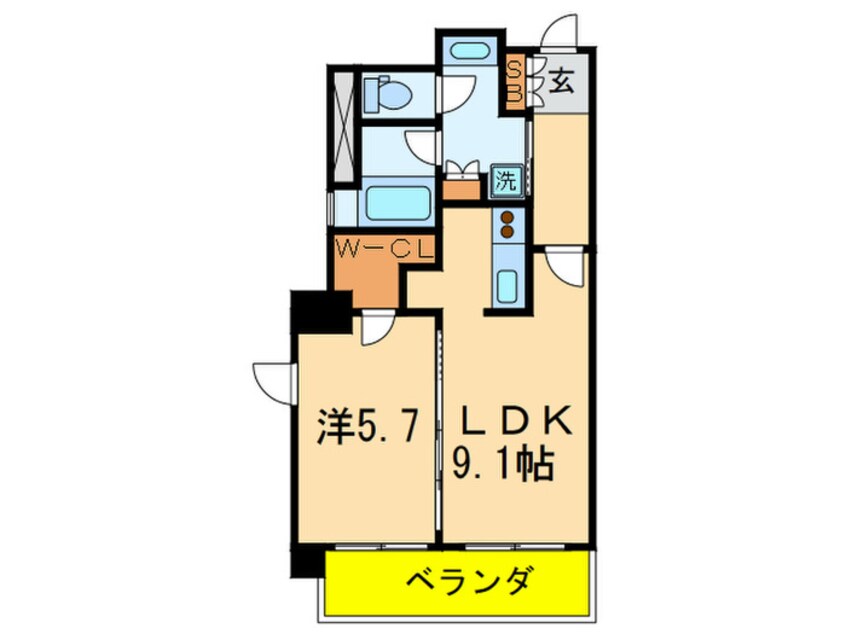 間取図 プライムアーバン用賀