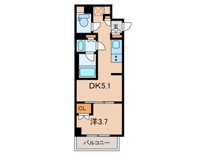 間取図 ドゥーエ横濱鶴見