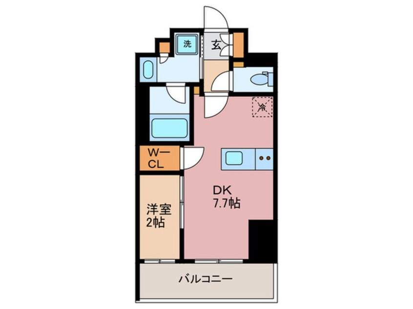 間取図 ドゥーエ横濱鶴見