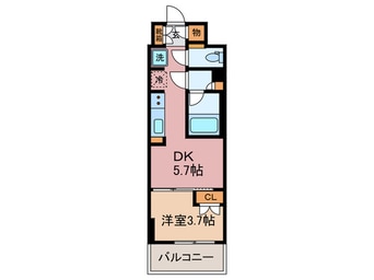 間取図 ドゥーエ横濱鶴見