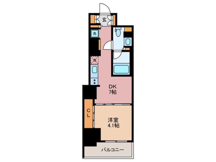 間取図 ドゥーエ横濱鶴見