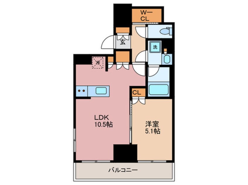 間取図 ドゥーエ横濱鶴見