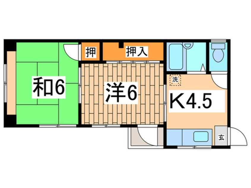 間取図 ハイツヤマモト