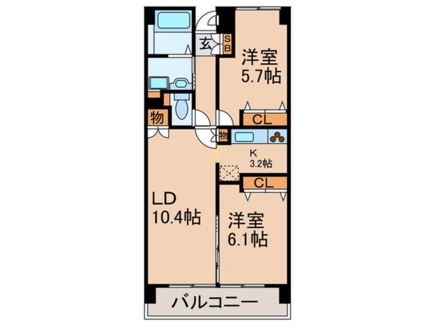 間取図 朝日レジデンス