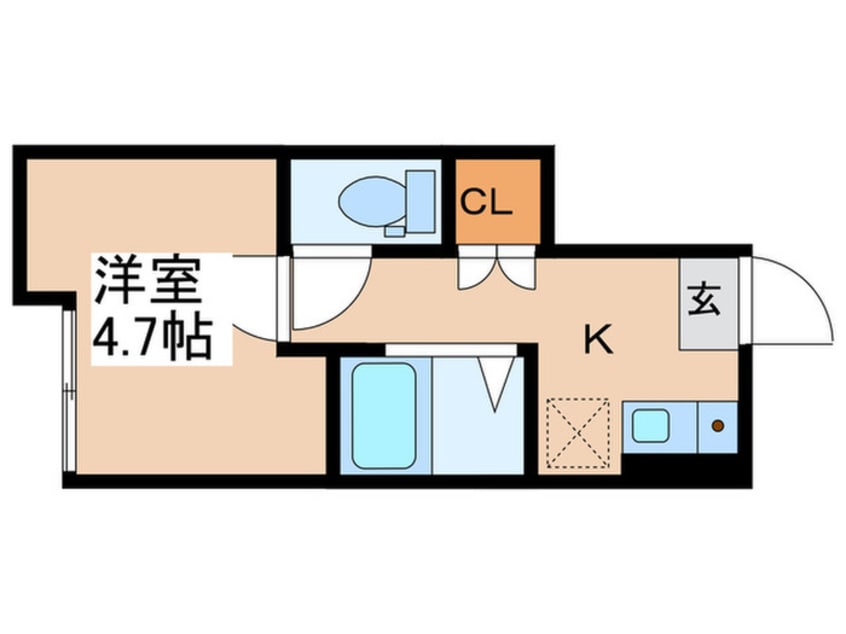 間取図 マーレ明大前Ⅱ