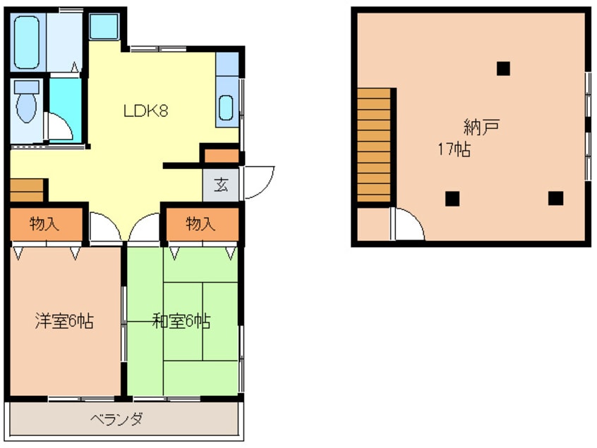 間取図 メジロハウス