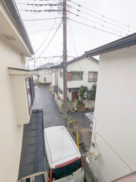 室内からの展望 北秋津貸家