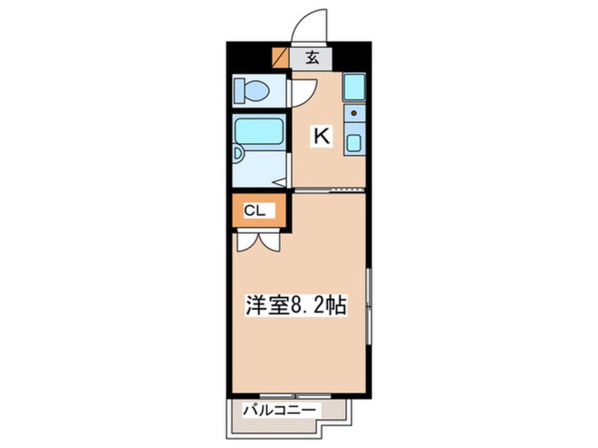 間取図 カルム・ワン