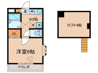 間取図 ﾌﾞﾙ-ﾍﾞﾙ・ｲ-ｽﾄ