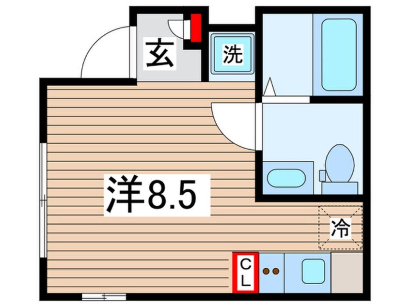 間取図 CASA PIAZZA 西大島
