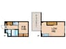 ASTILE高田馬場 1LDKの間取り