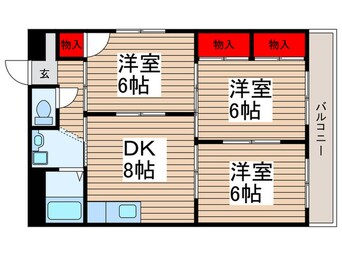 間取図 パ－プルハイツ