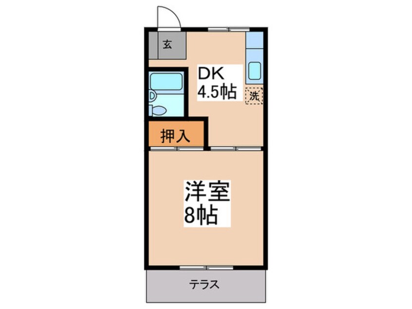 間取図 コ－ポ白百合