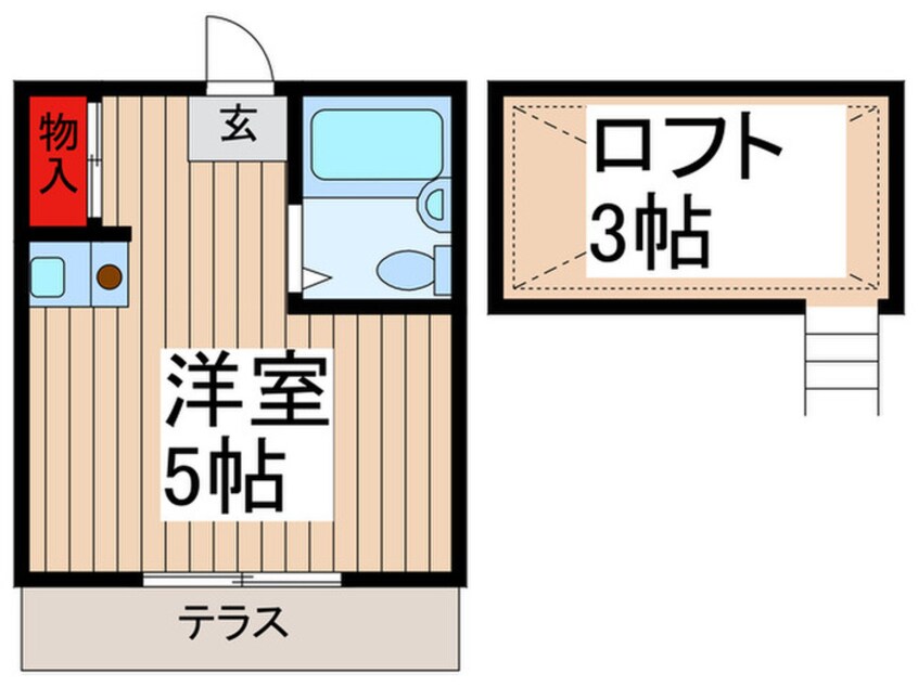 間取図 ラス－ル・イナⅡ