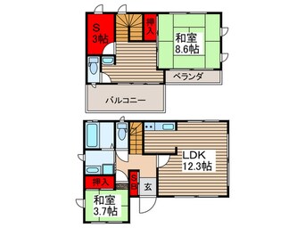 間取図 三橋６丁目戸建