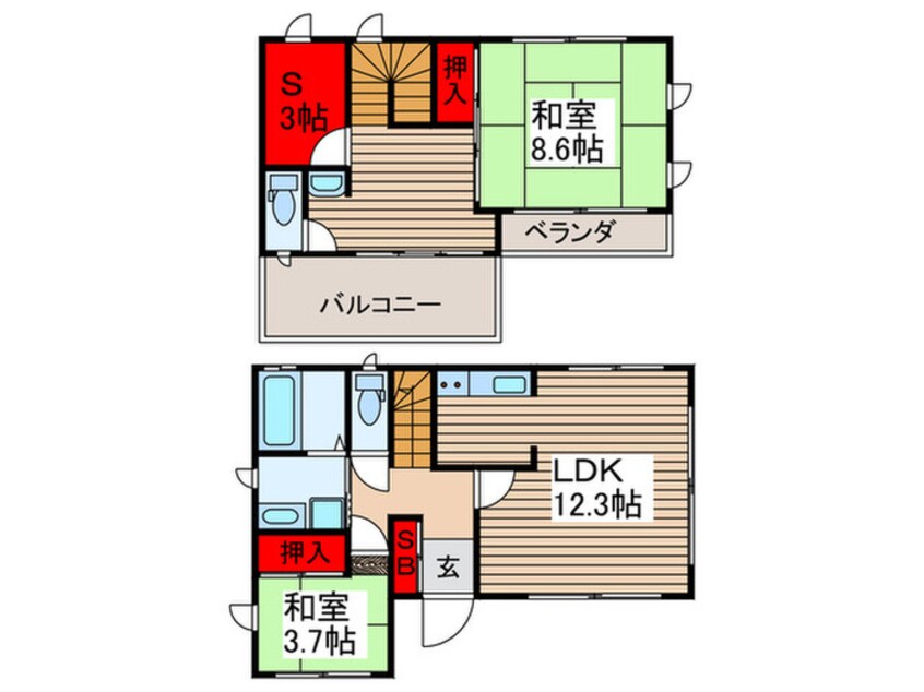 間取図 三橋６丁目戸建