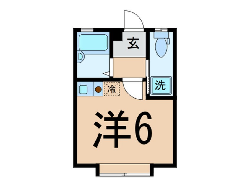 間取図 カースク大岡山