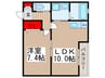 プレンデ－ル 1LDKの間取り