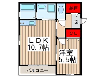 間取図 プレンデ－ル