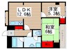 エクセレント瑞江 2LDKの間取り