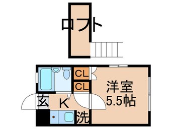 間取図 コーポ八重