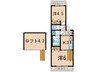 ＣＡＳＡ　ＣＡＬＭ 2Kの間取り