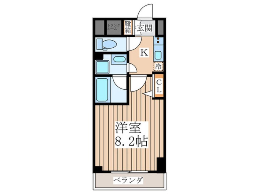 間取図 プライマル武蔵関